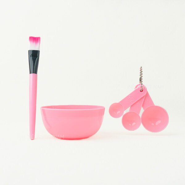 Bộ Bát Trộn Mặt Nạ, Dụng Cụ Đắp Quét Cọ Gồm 6 Món Tiện Lợi Màu Pastel Siêu Cưng